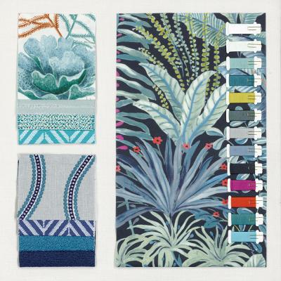 Couleur Méditerranée - Une palette marine, fleurie et colorée avec son camaïeu de bleus harmonieux